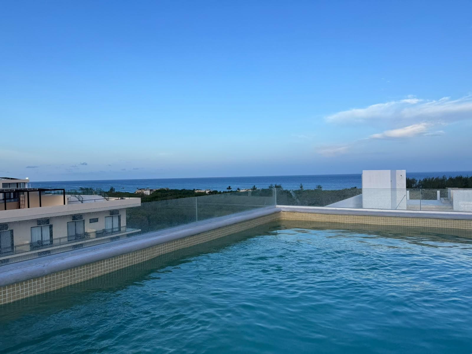 Fully furnished studio with ocean views from the ROOFTOP in the Blanko 54 condominium