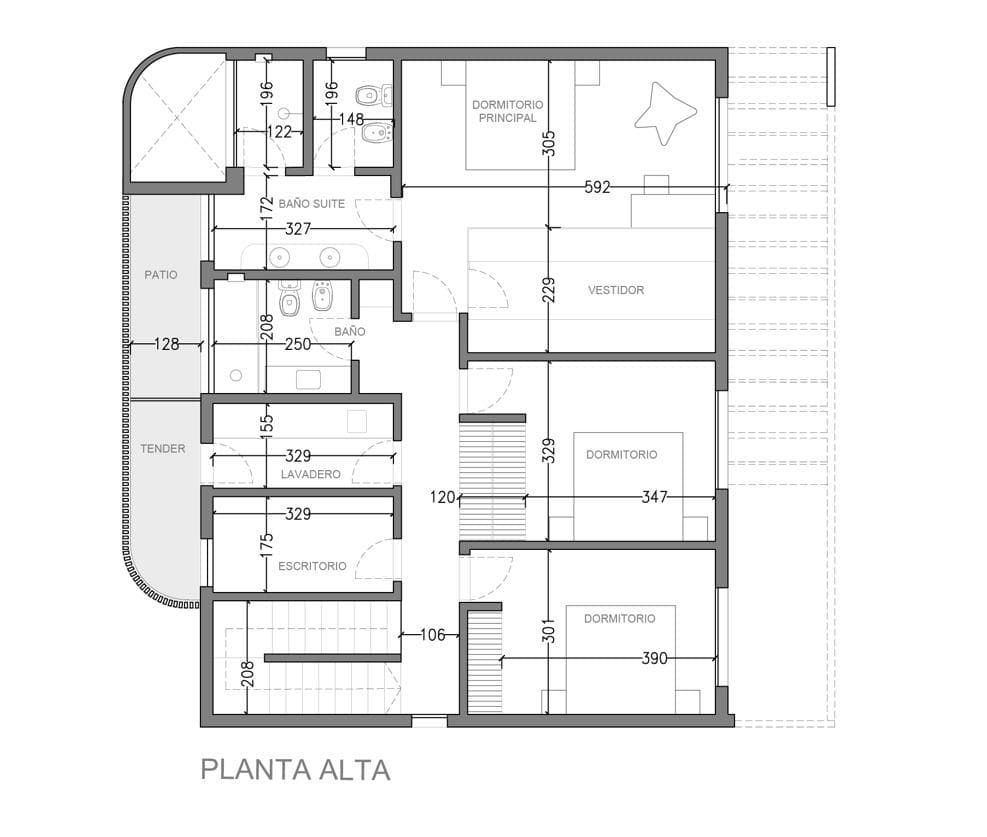House under construction: 3 bedrooms, 1 multipurpose room, pool - Funes Lakes
