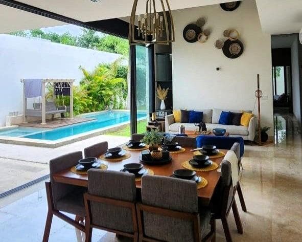 Fully Equipped and Furnished House with Solar Panels. Dzitya Zona Norte, Mérida, Yucatán