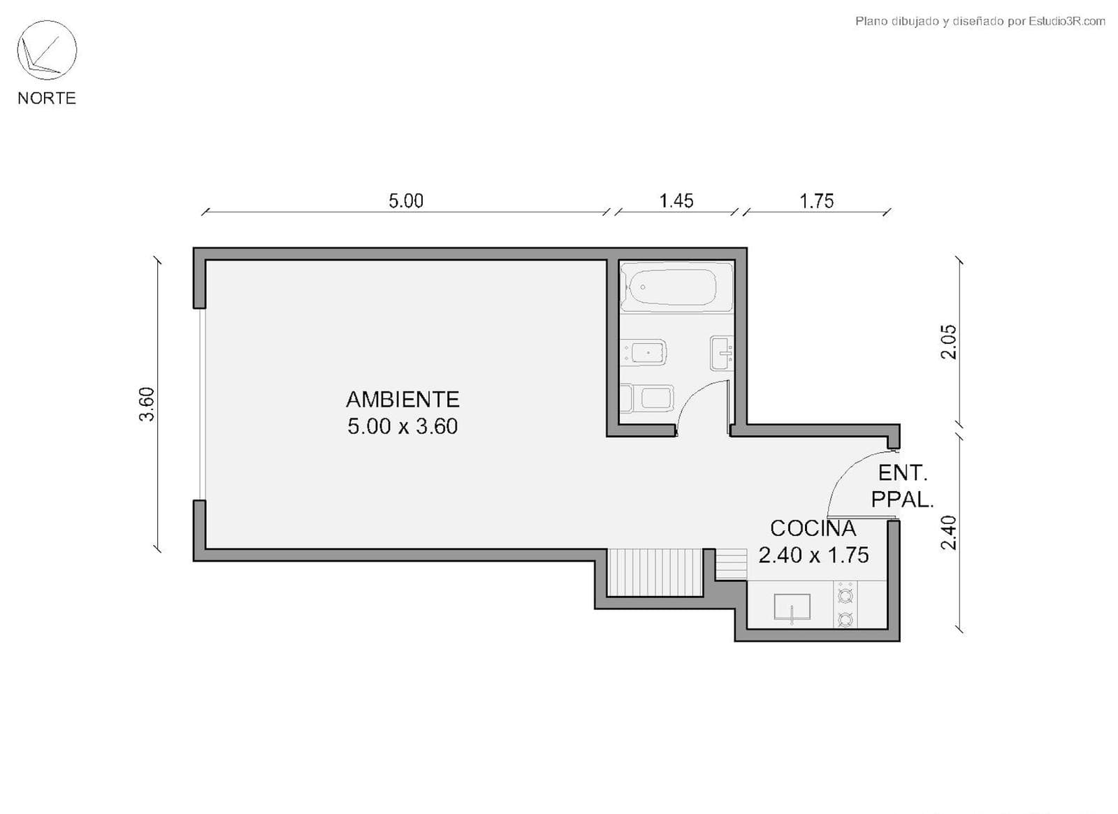 Apartment for Sale: Open-Concept Layout, IMPECCABLE Condition, Upper Floor, Sunny, Quiet in RETIRO