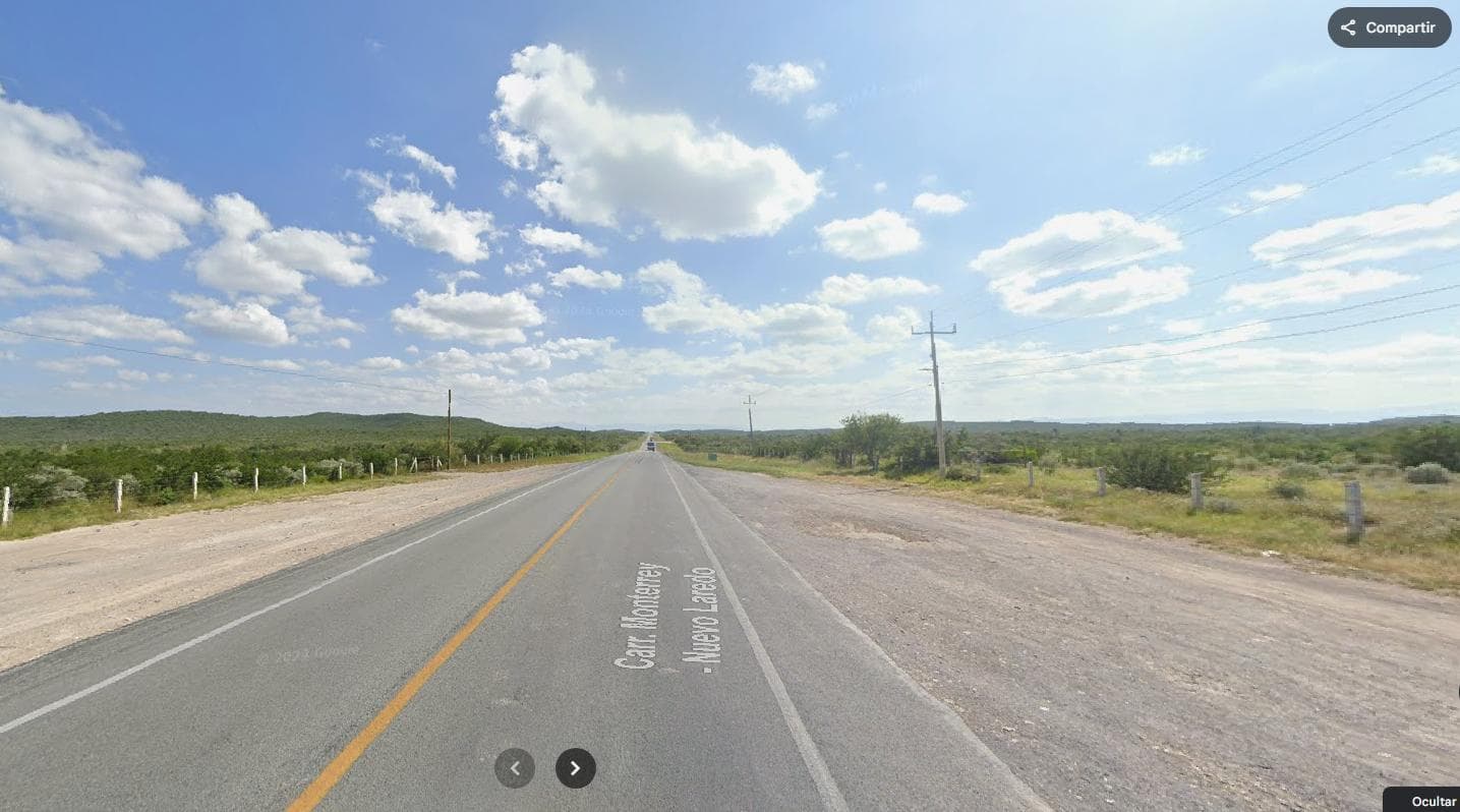 Roadside Lot for Sale. Vallecillo, Nuevo León