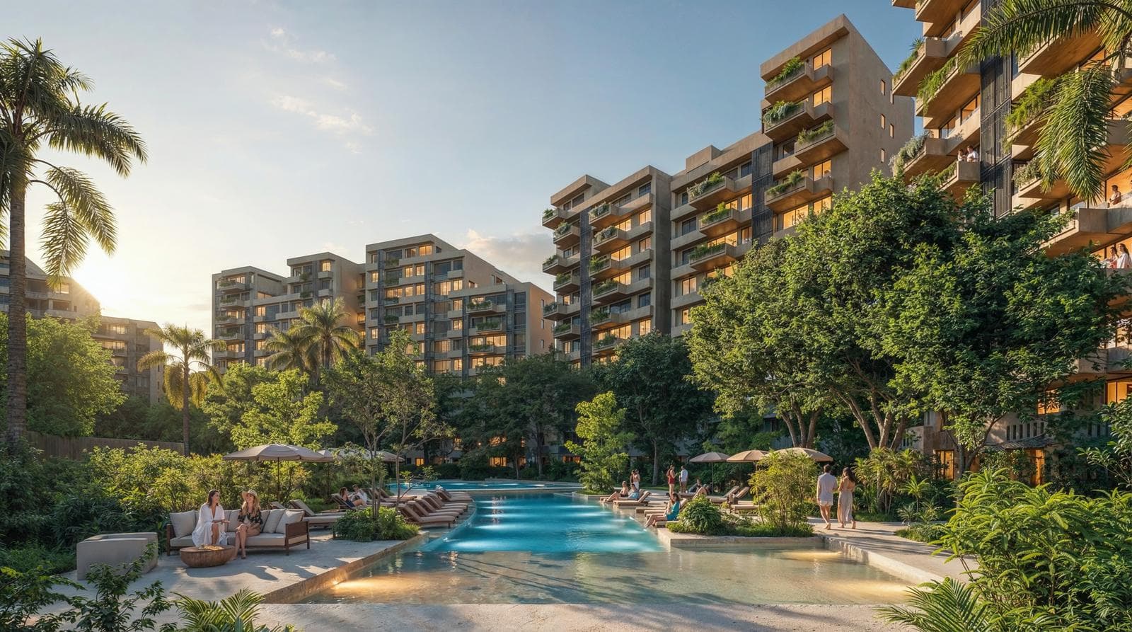 Exclusive 2-Bedroom Garden Apartment for Sale in Punta Laguna, Corasol | Private Beach Access and Golf Course Community