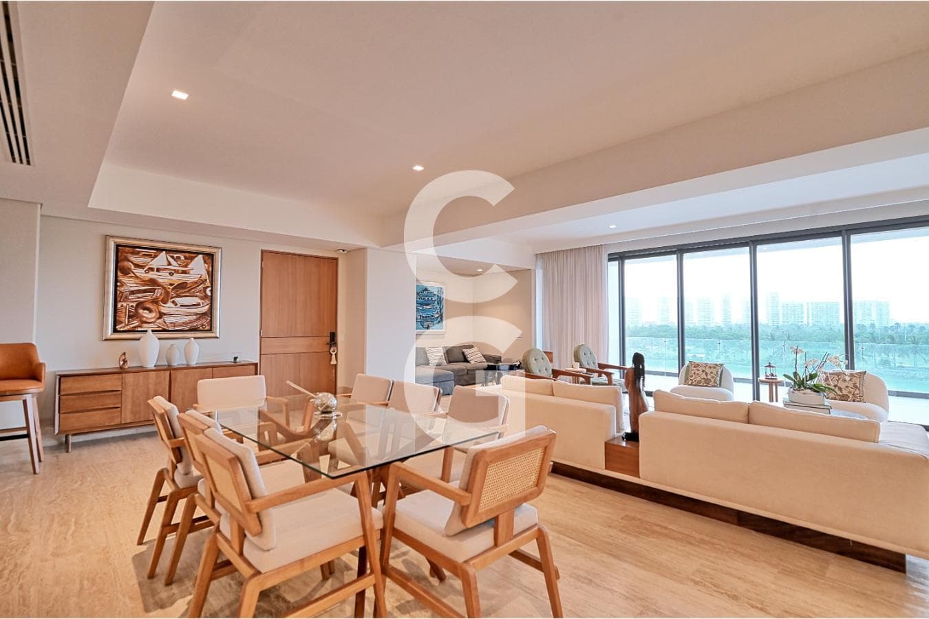 Apartment for Sale and Rent in Cancún at La Vela Puerto Cancún—Available for Rent, Furnished or Unfurnished