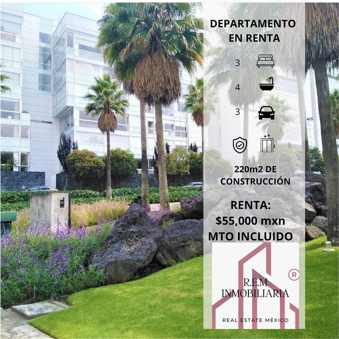 STUNNING APARTMENT FOR RENT IN LOMAS DEL PEDREGAL, WITH A TERRACE