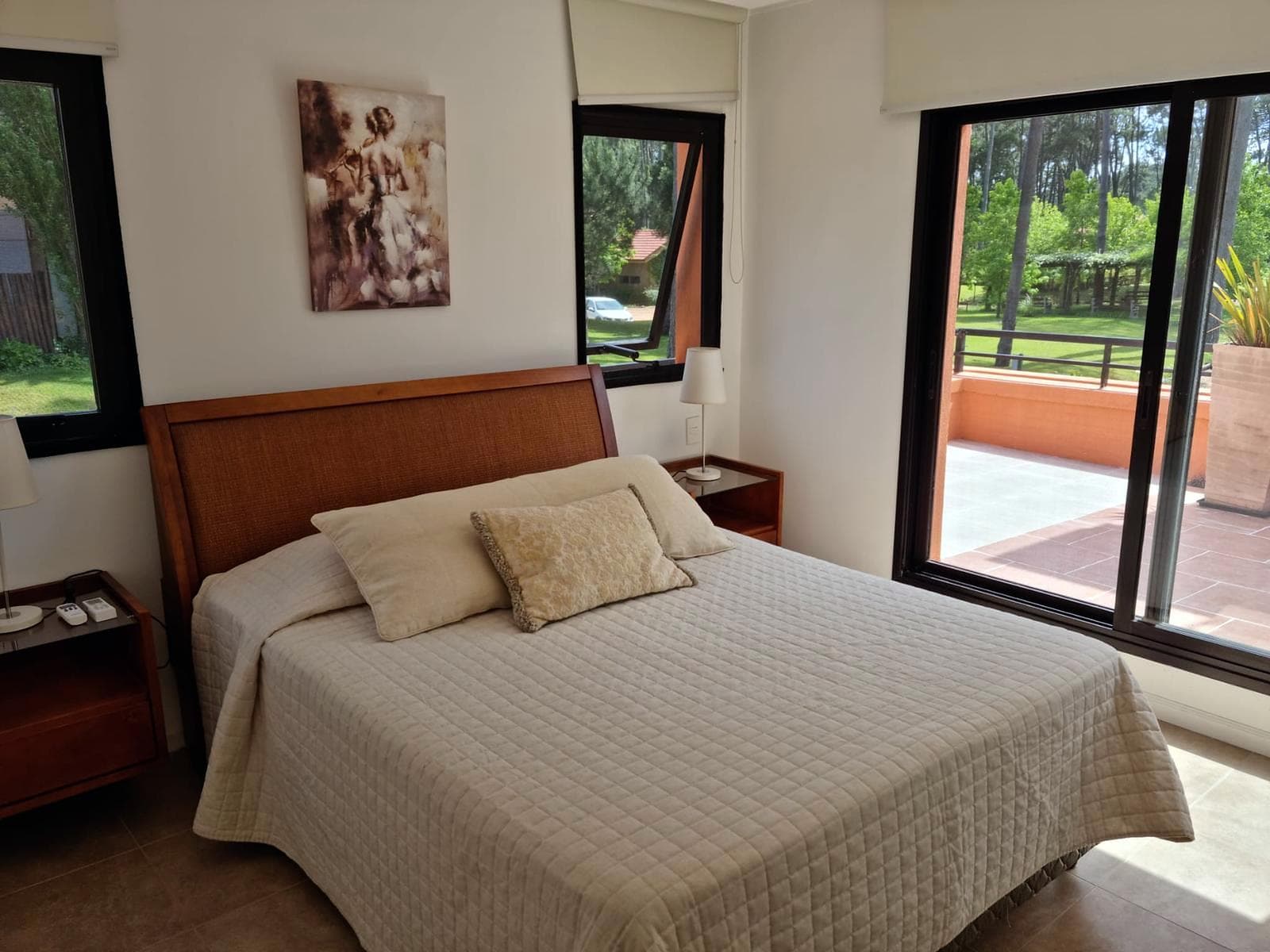 Annual Rental: 2-Bedroom House with Barbecue in the Pinares Gated Community
