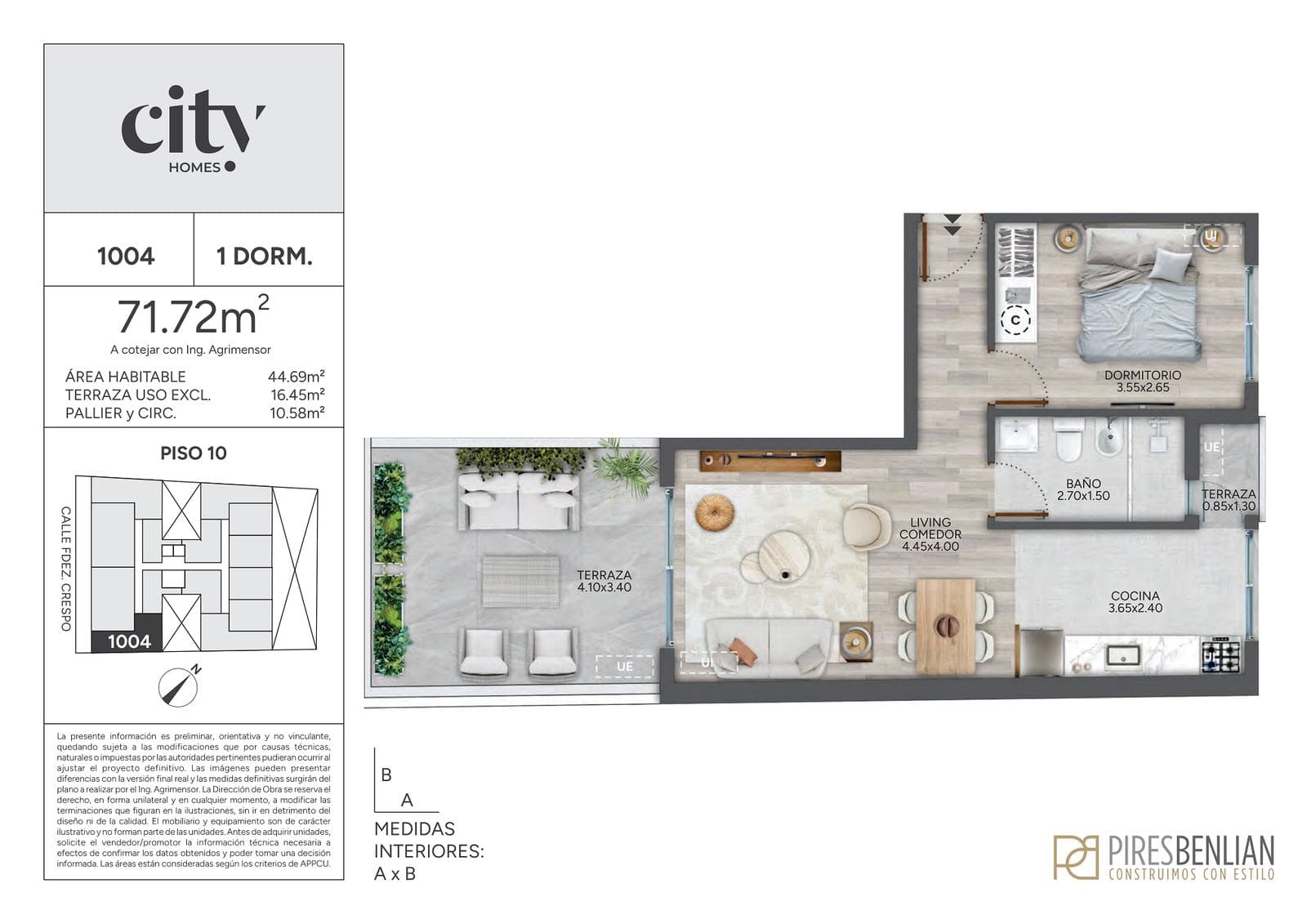 Off-Plan Sale: 1-Bedroom Apartment with Terrace in Cordón