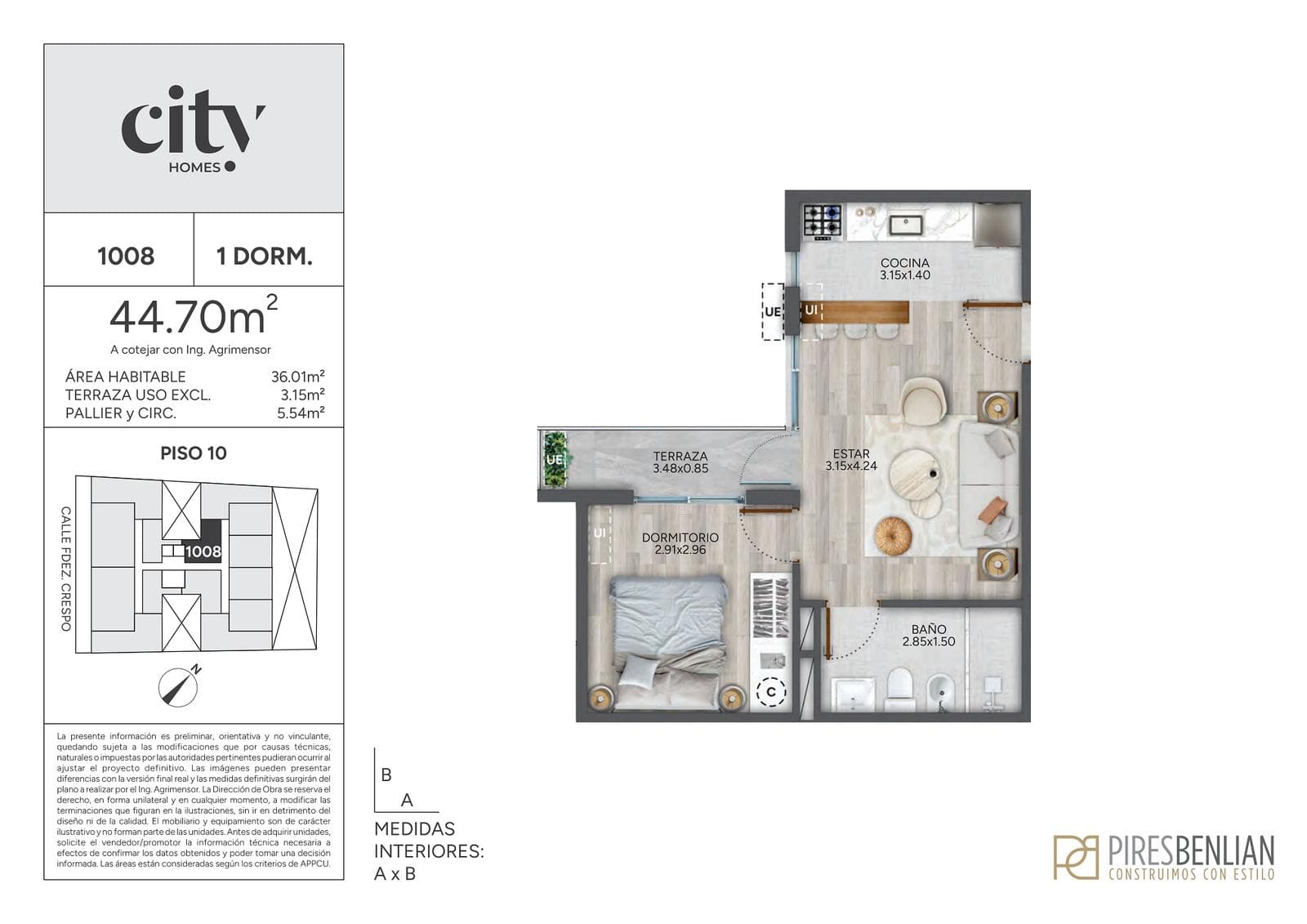 Off-Plan Sale: 1-Bedroom Apartment in Cordón