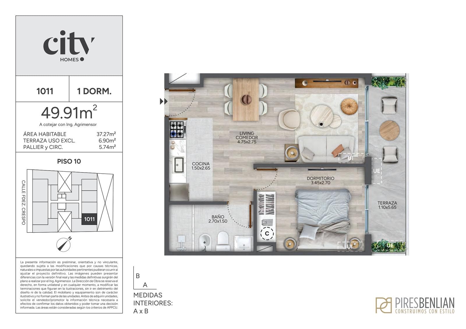 Off-Plan Sale: 1-Bedroom Apartment in Cordón