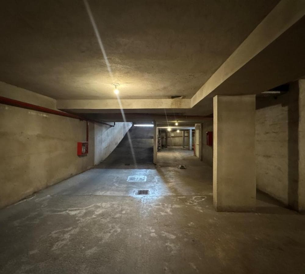 Garage with ramp access and automatic gate
