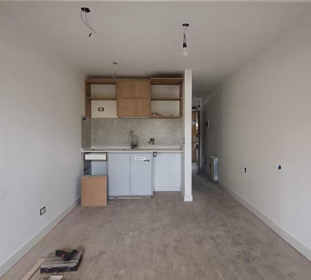 Studio apartment with a patio | Back-facing