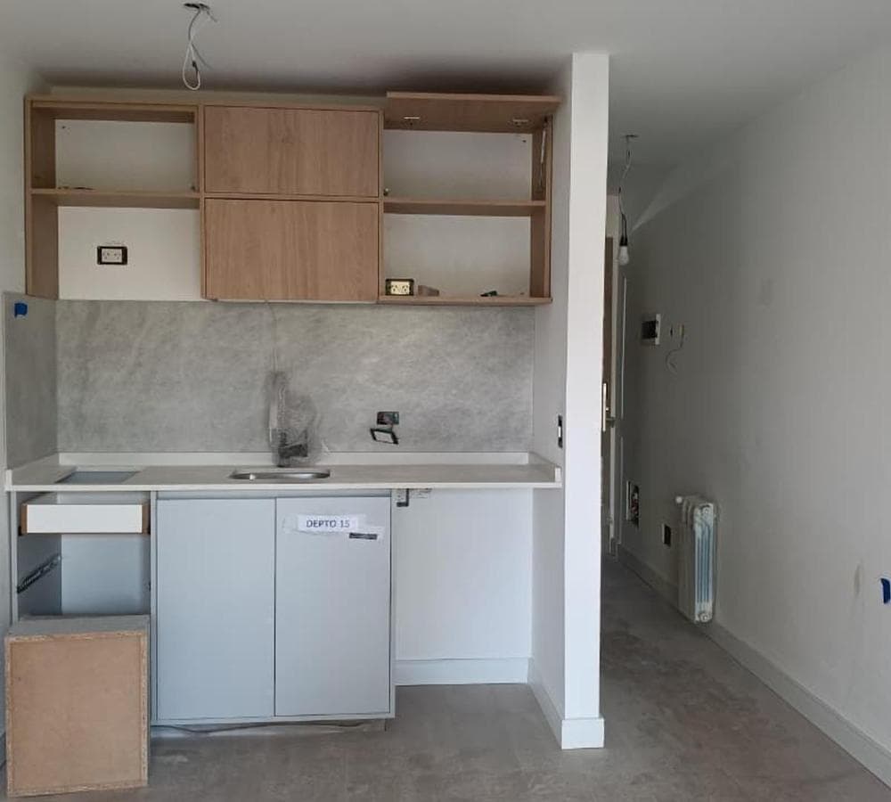 Studio apartment with a patio | Back-facing