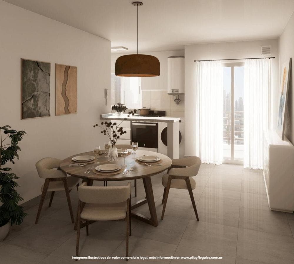 ALBERDI TERRACES APARTMENT, TRANFERENCIA, 1-BEDROOM LAYOUT