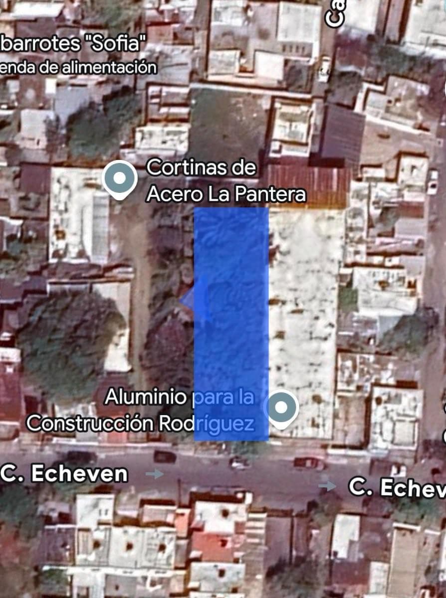 1,100 m² lot in Col. Pocitos y Rivera, Veracruz Puerto