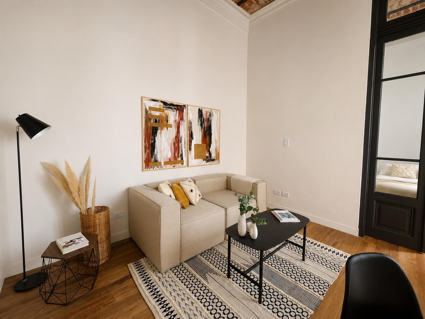 FOR SALE: Studio Apartment in Charcas and Laprida—2 rooms with a half-bath; very low maintenance fees
