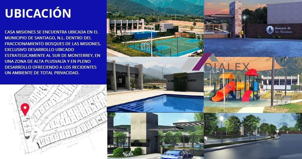 Bosques de las Misiones Neighborhood - NATIONAL HIGHWAY - House for Sale in Santiago, N.L.