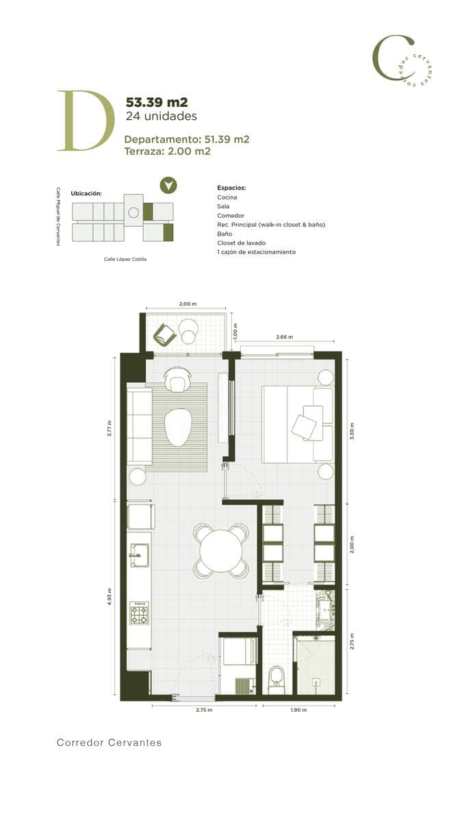 Apartment in Obrera Centro