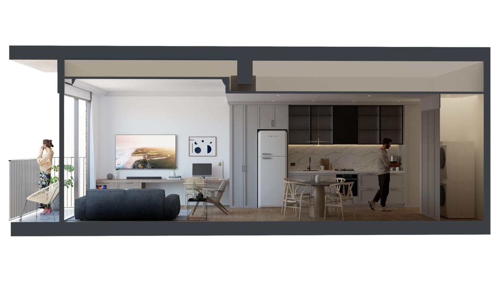 Apartment in Obrera Centro