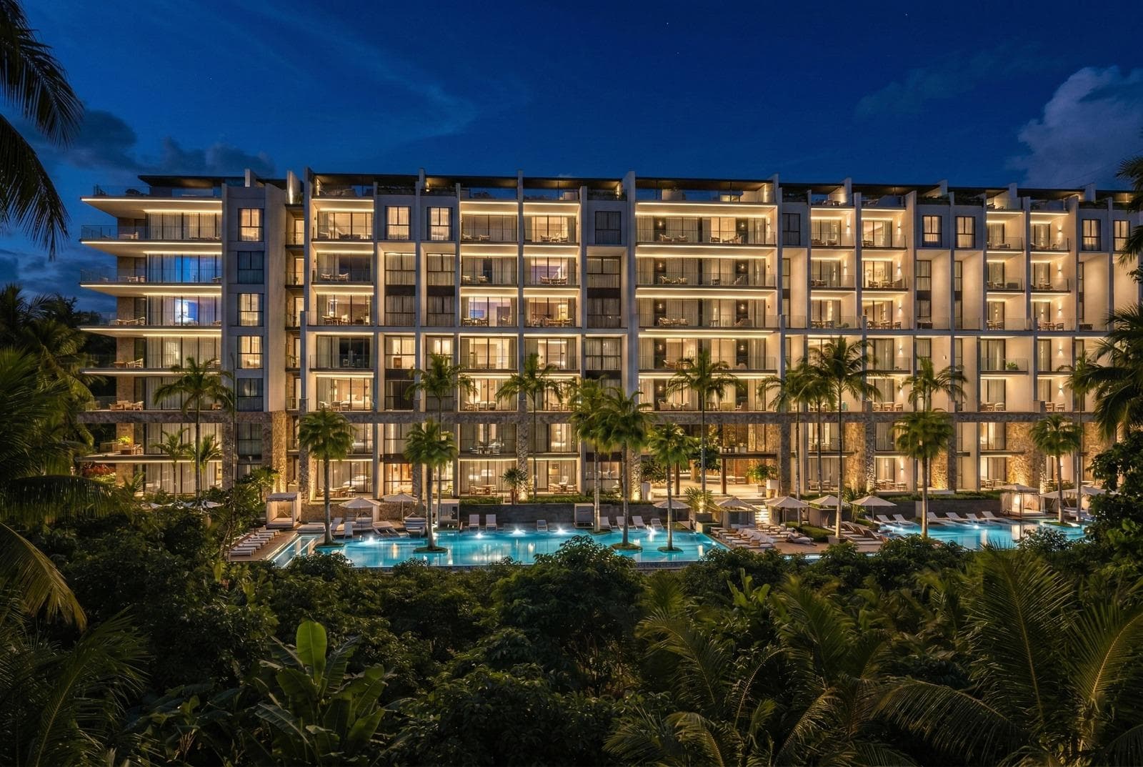 1-Bedroom Apartment for Pre-Sale in Playa del Carmen | Sunset View
