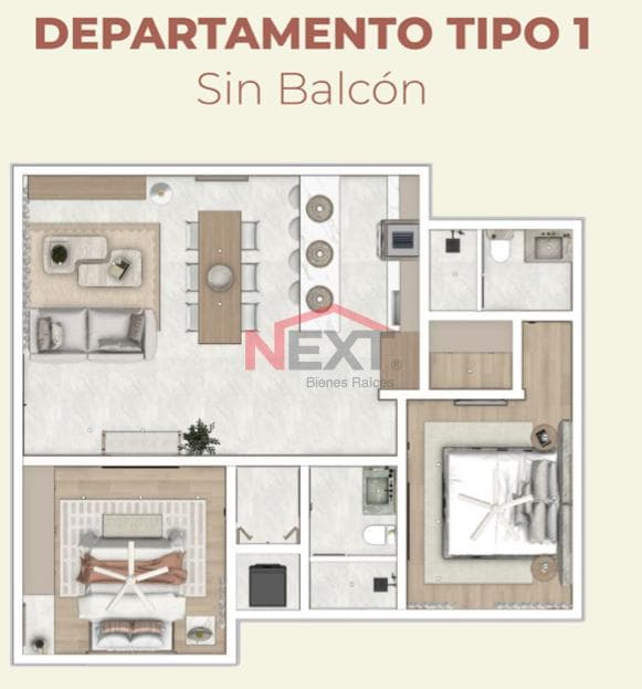 PRE-SALE APARTMENT IN THE TERRA COSTA COMPLEX, TYPE 1