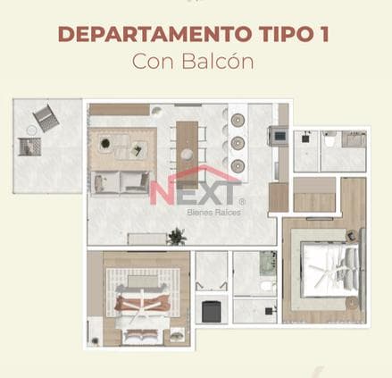 PRE-SALE APARTMENT IN THE TERRA COSTA COMPLEX, TYPE 1B