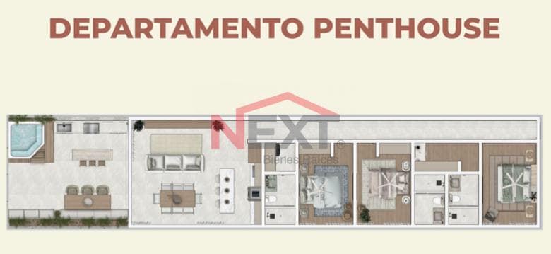 APARTMENT FOR PRE-SALE IN THE TERRA COSTA PENTHOUSE COMPLEX