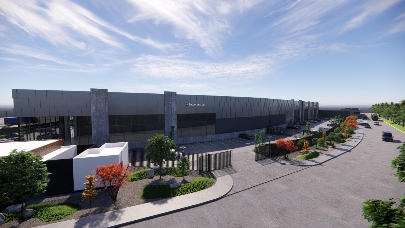 Commercial warehouse with a retail location within the Industrial Cluster