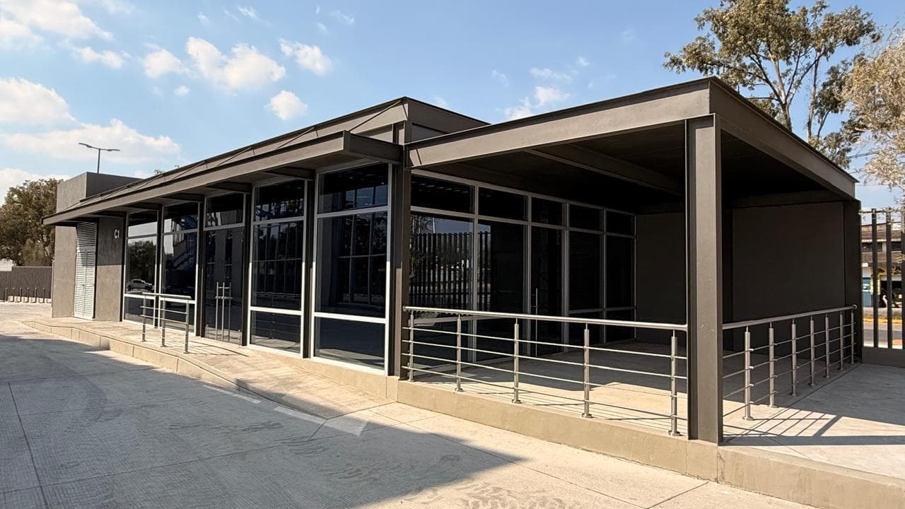 Commercial warehouse with a retail location within the Industrial Cluster