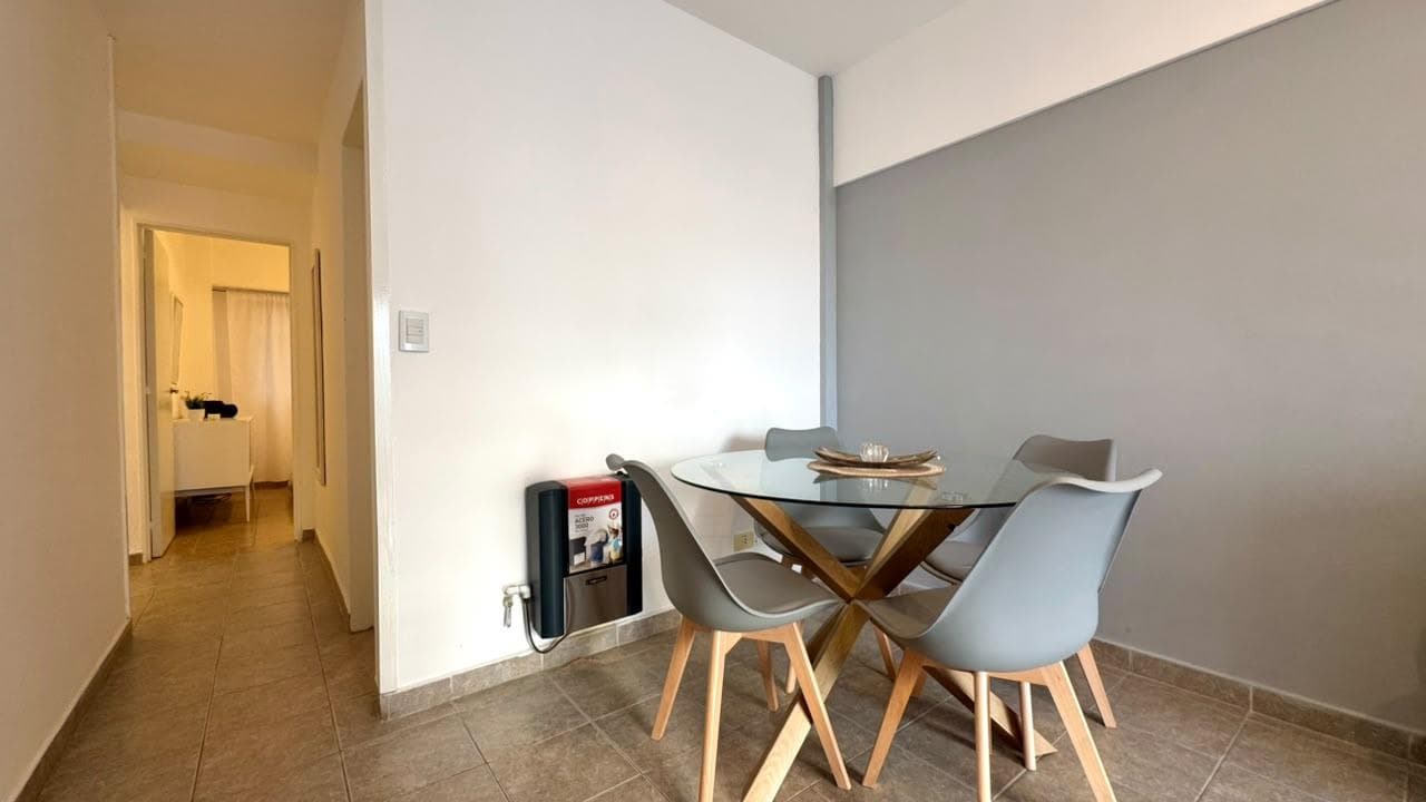 2-room apartment with a balcony facing the street