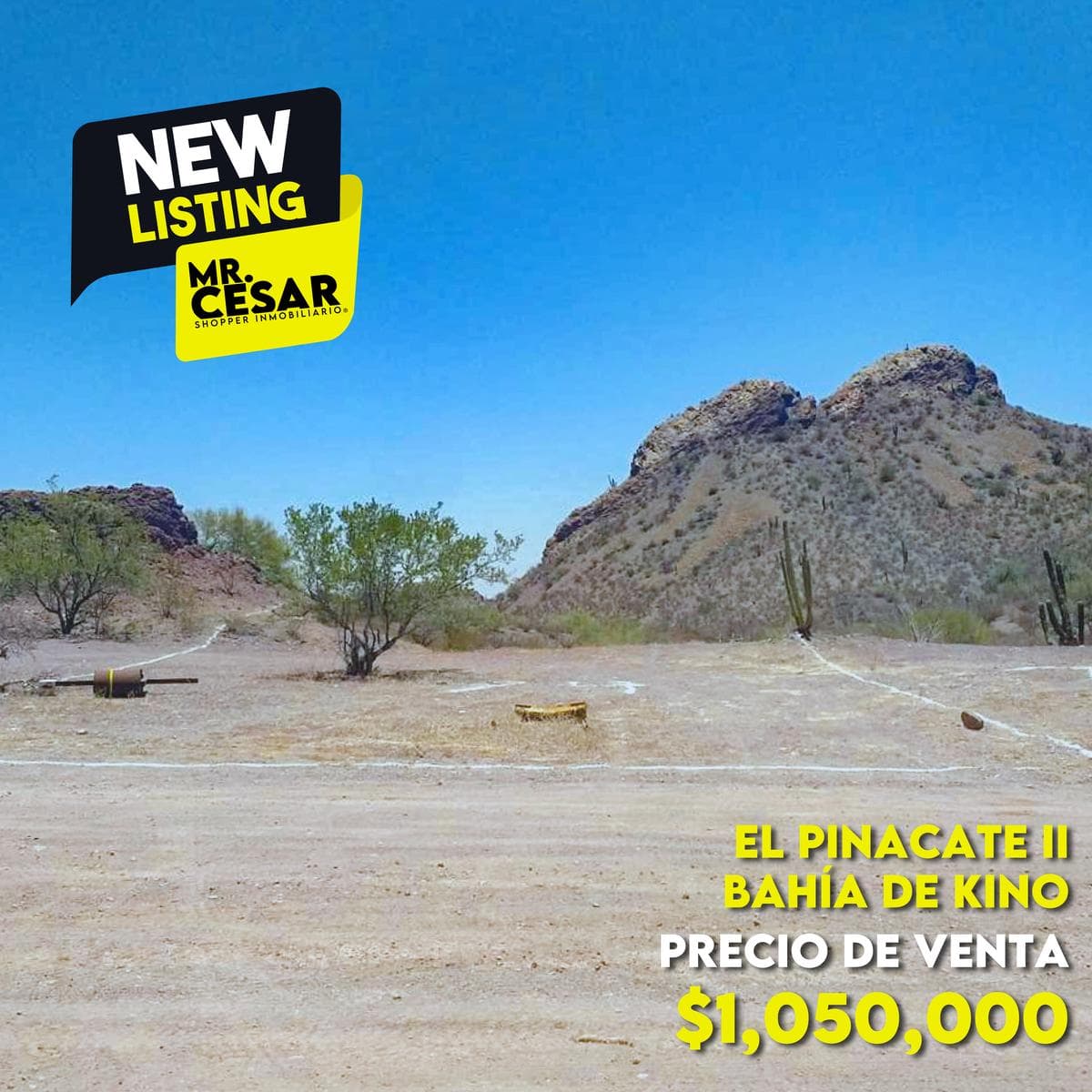 Land for Sale in El Pinacate II, Bahía de Kino
