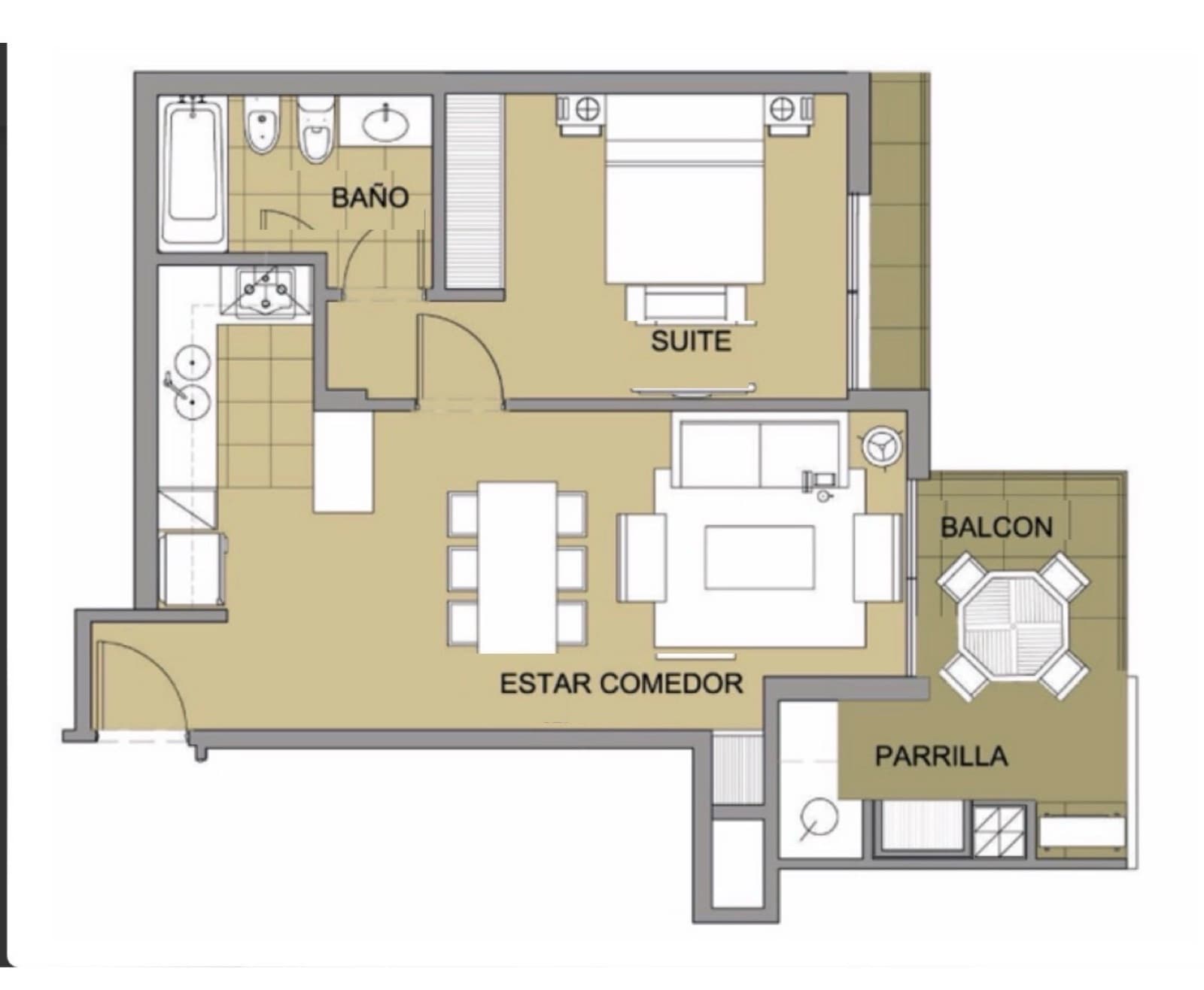 2-room apartment for sale in Quartier La Horqueta, San Isidro