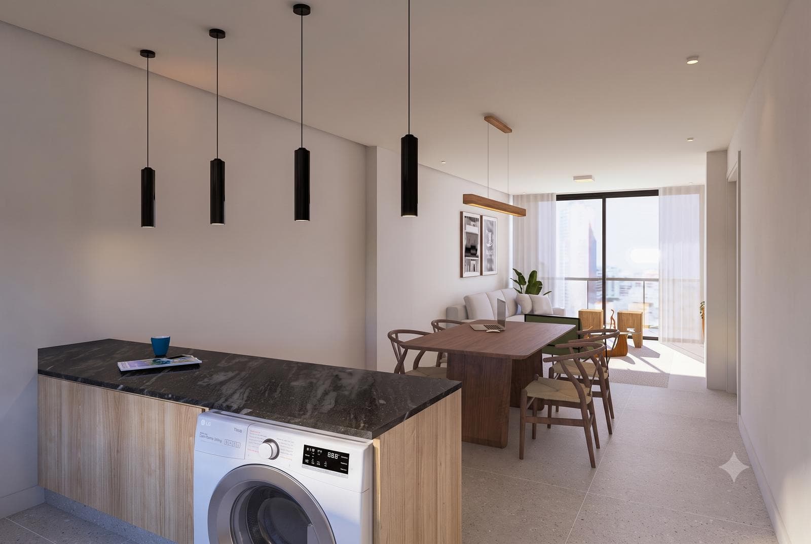 Pozo - 2-room apartment - Rear-facing - La Perla