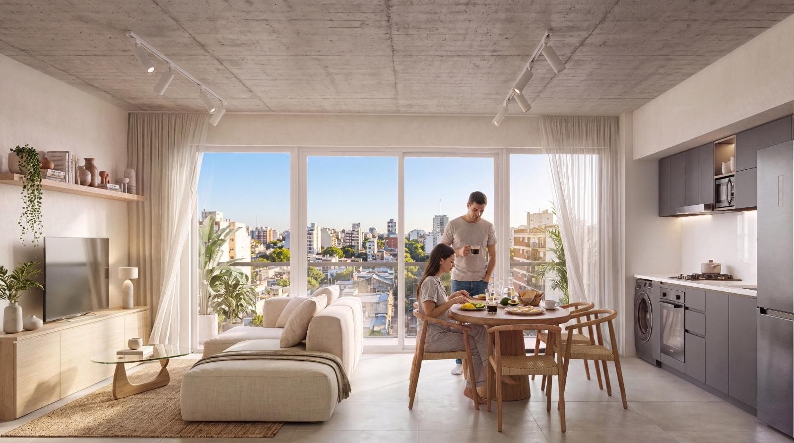 2-room apartment for sale in Villa Crespo (under construction)