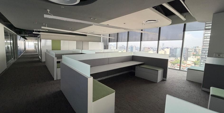 Office on Paseo de la Reforma Avenue—FULLY RENOVATED AND FURNISHED—1,845 m2