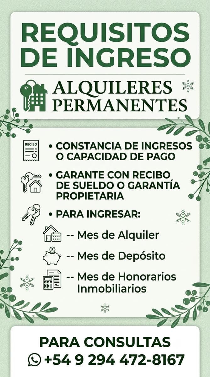 LONG-TERM RENTAL, House, 2 rooms, Peumayen.