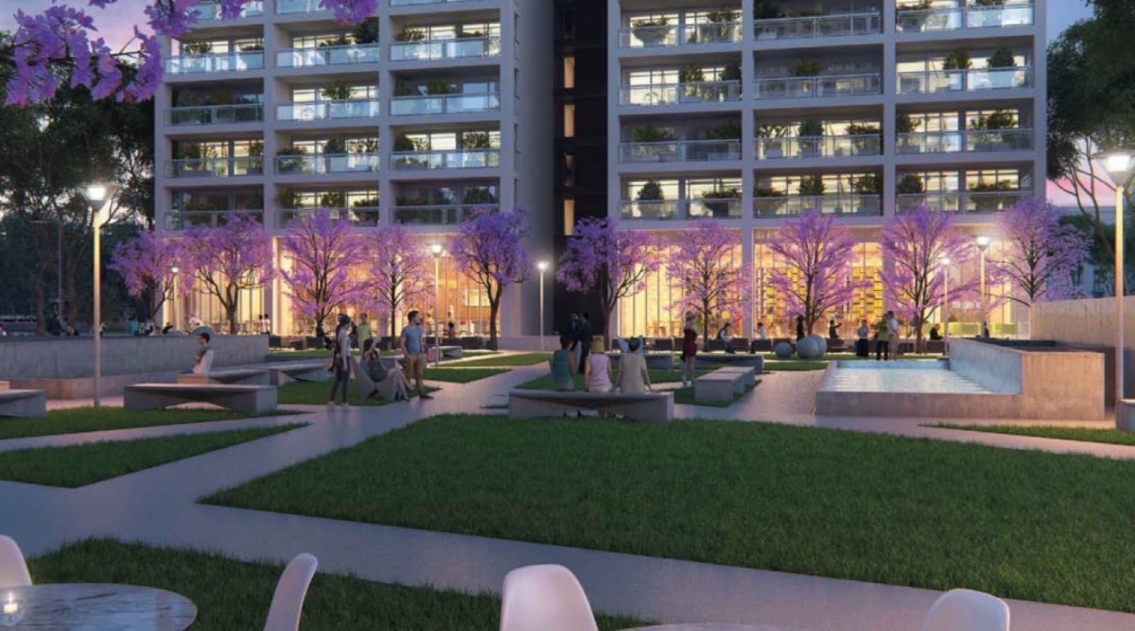 Apartment for sale in Puerto Madero: brand-new 3-room unit with a parking space and an unobstructed view of the dock