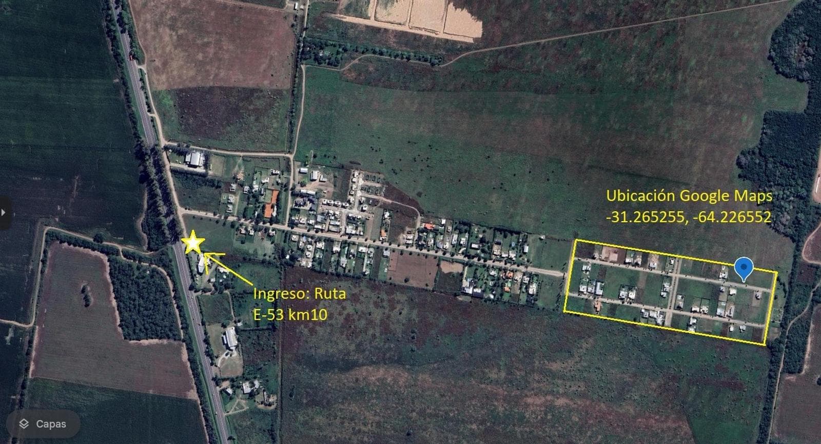 Land at Kilometer 55