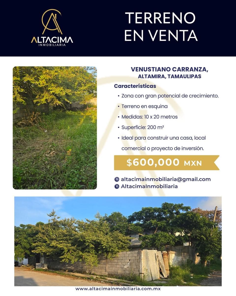 Land in Venustiano Carranza