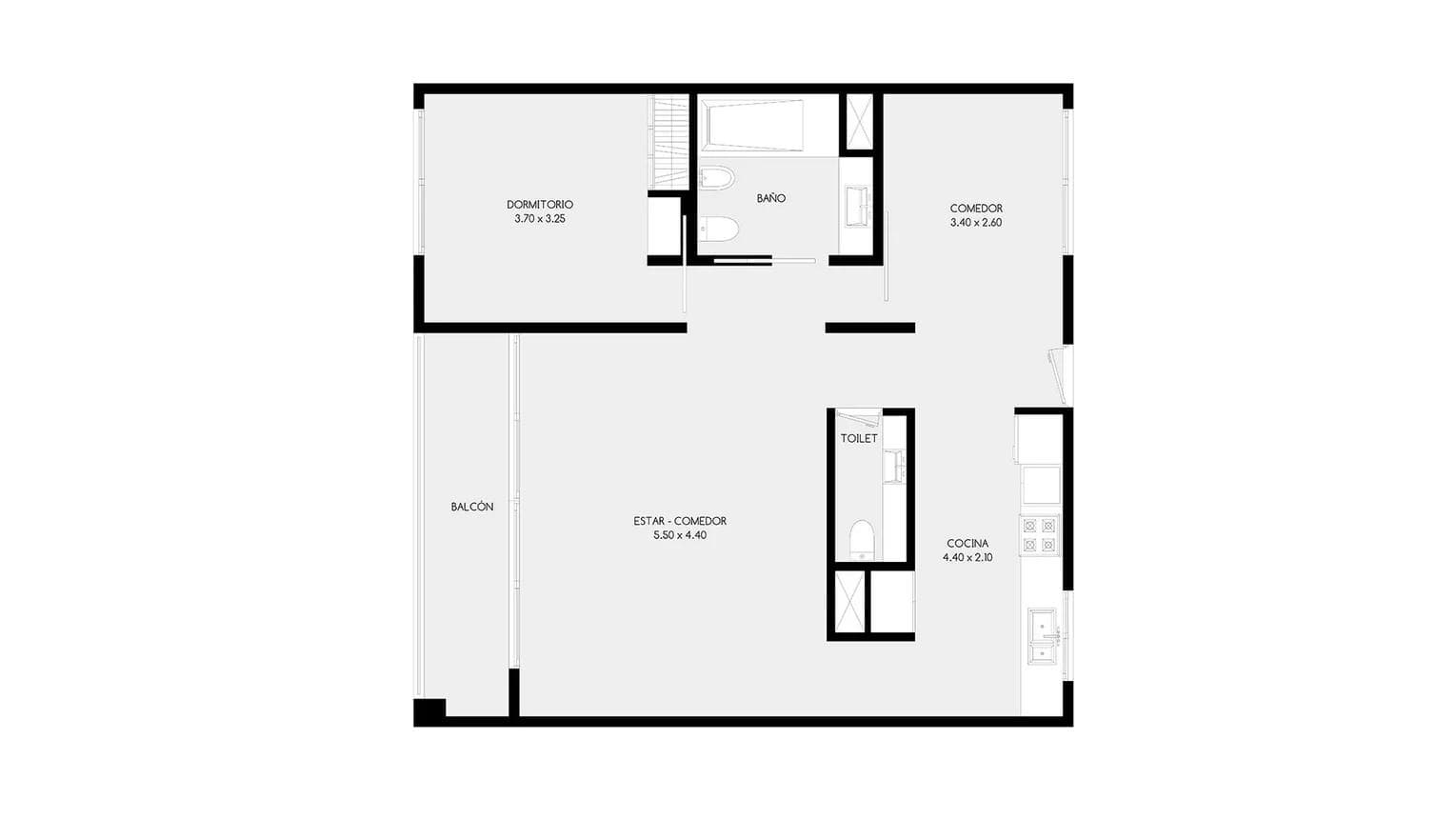 Departamento en Manuel B Gonnet