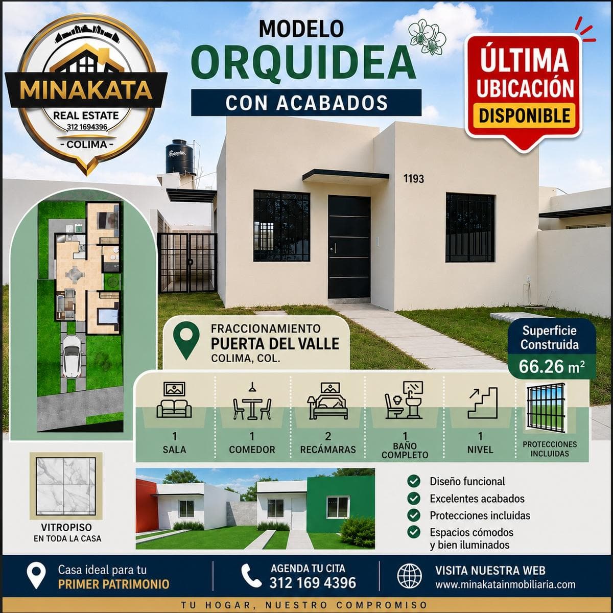 Last House for Sale: Orquidea Model, Puerta del Valle