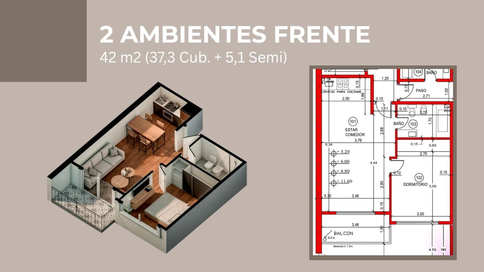 Departamento en San Miguel