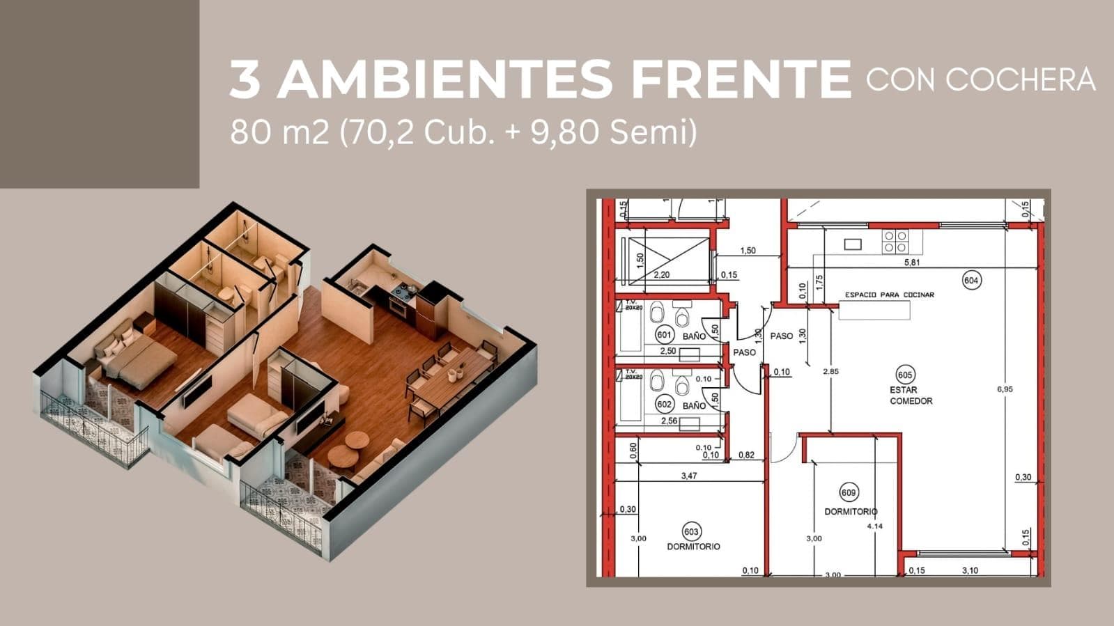 Departamento en San Miguel
