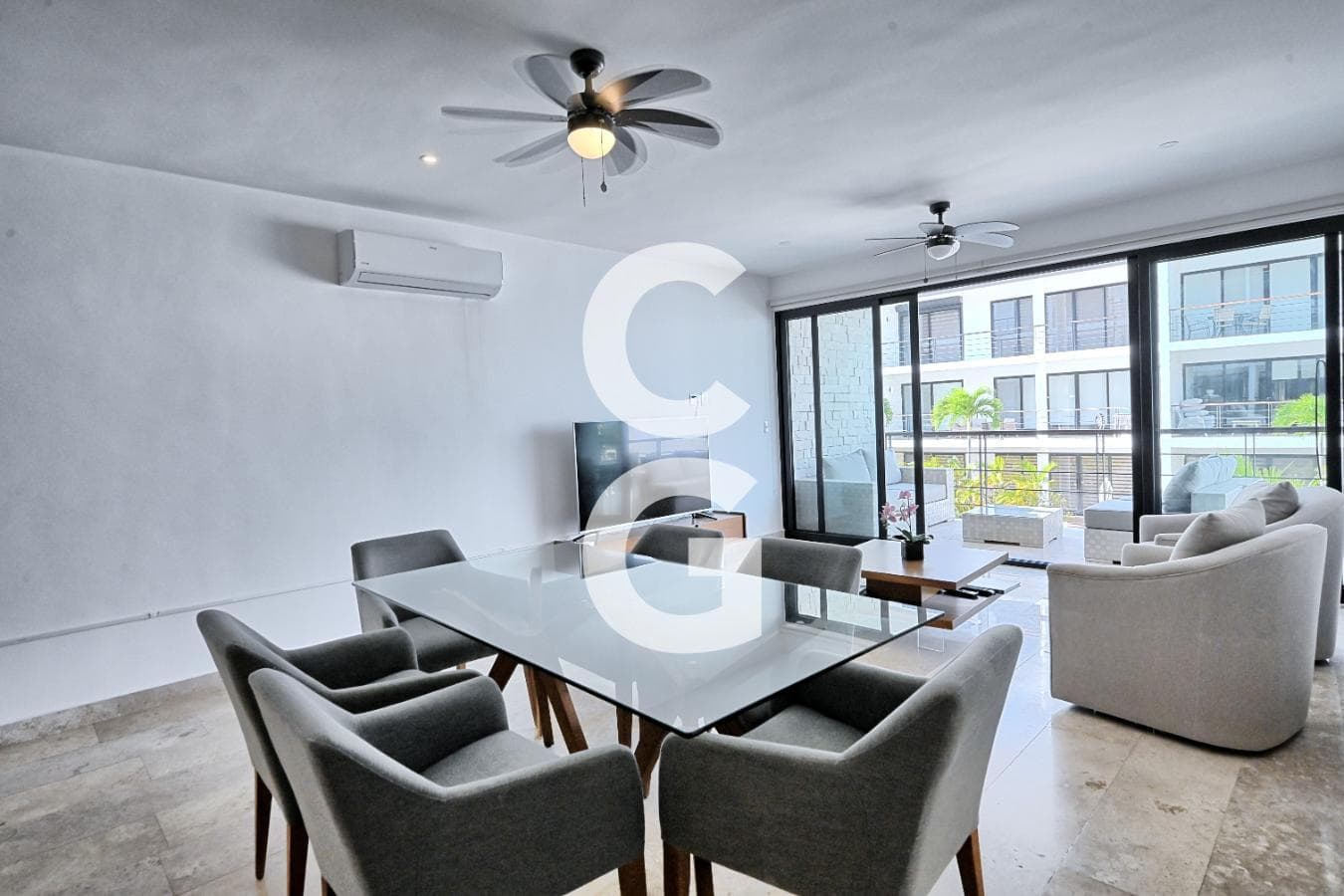 3-Bedroom Apartment for Rent in Cancún at Residencial Palmar