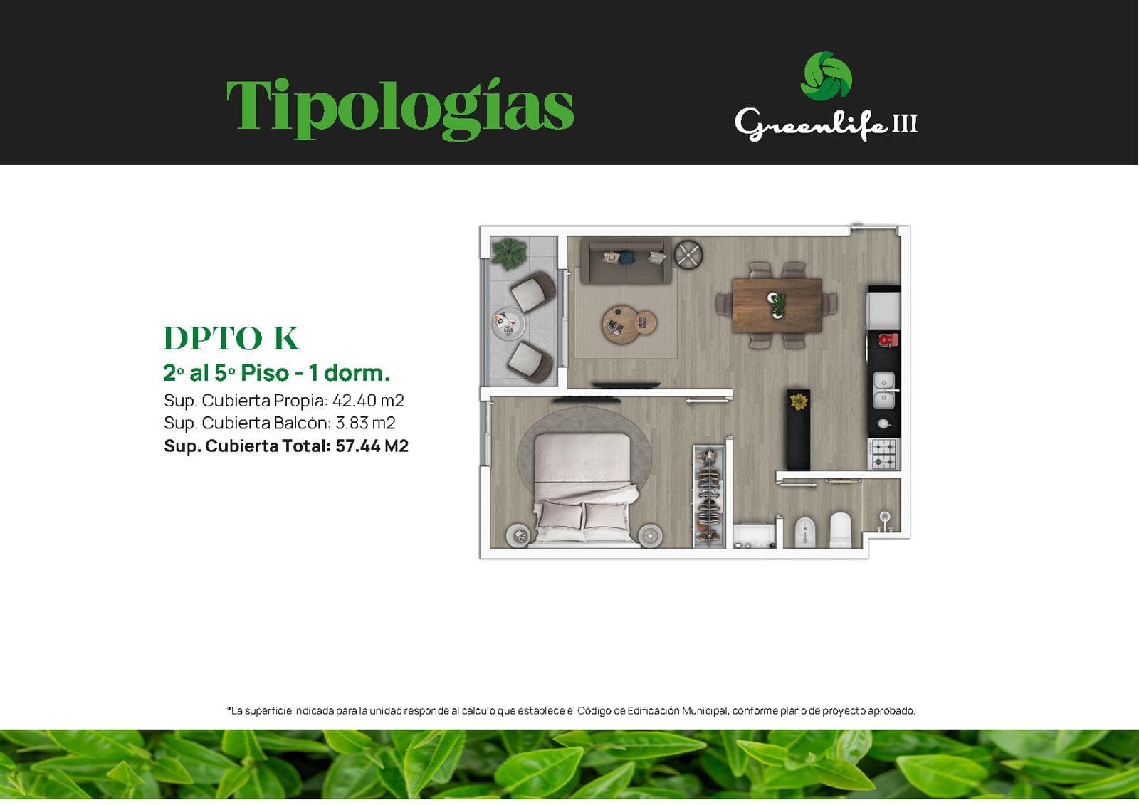 1-Bedroom Apartment for Sale on General Paz Street