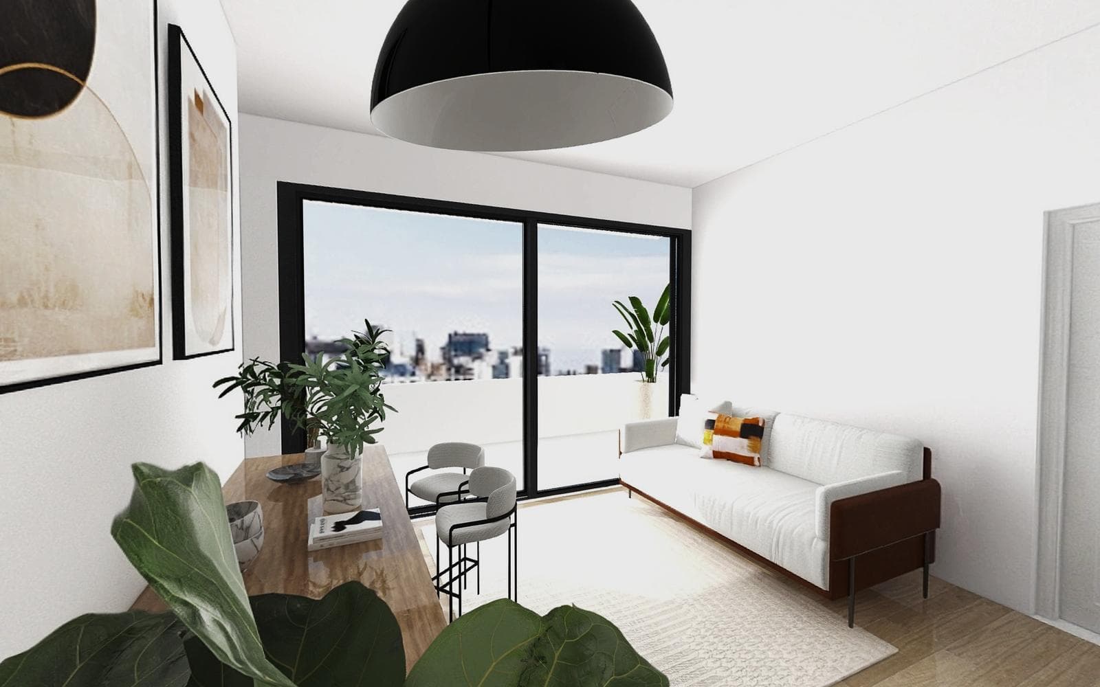 Brand-New 2-Room Apartment for Sale with Balcony in Almagro