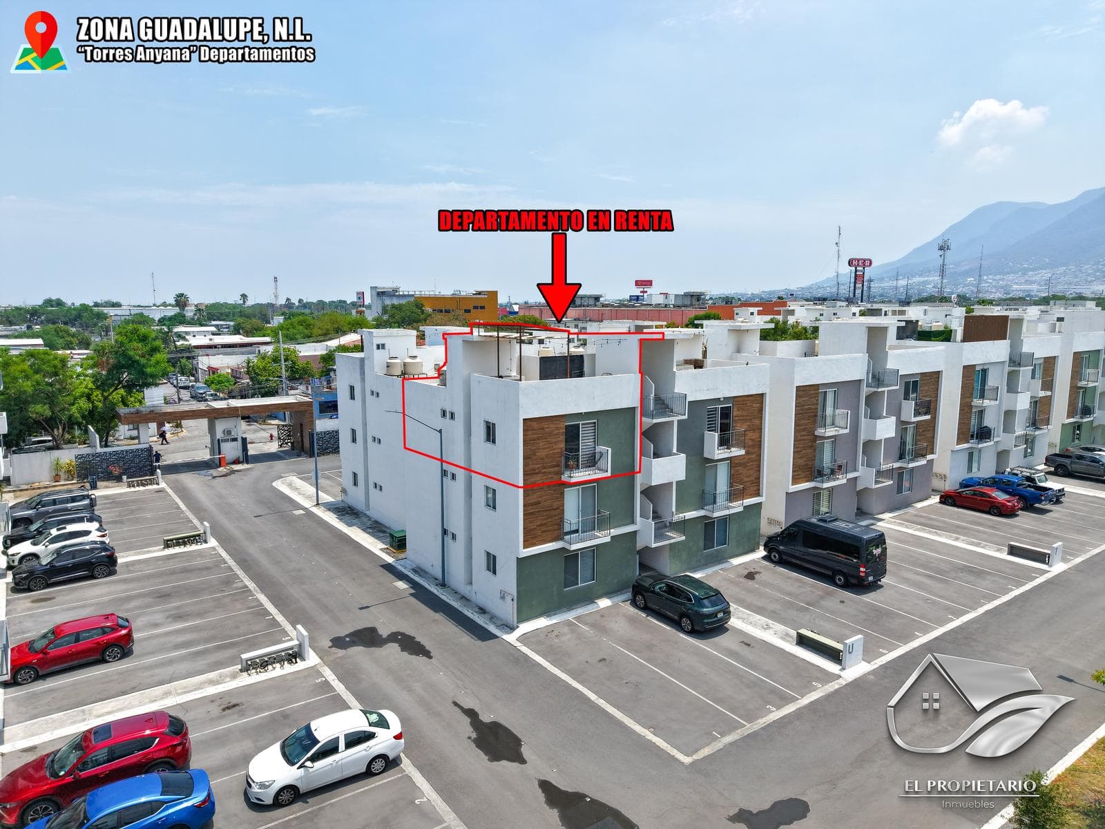 2-Bedroom Apartment for Rent with a Terrace // Guadalupe Area, "Torres Anyana"