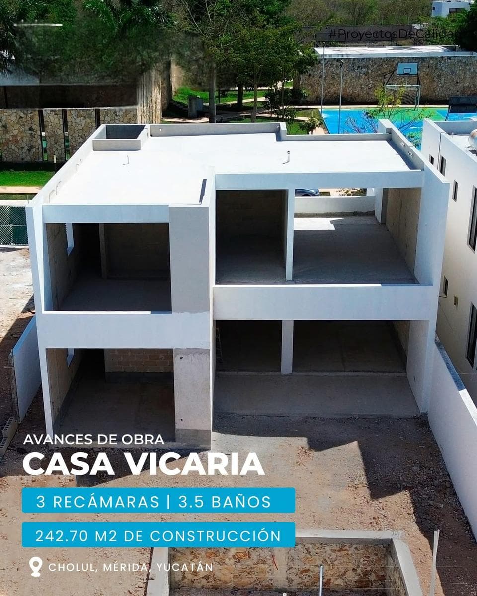 House for Sale in the Zentura Gated Community in Cholul, Yucatán