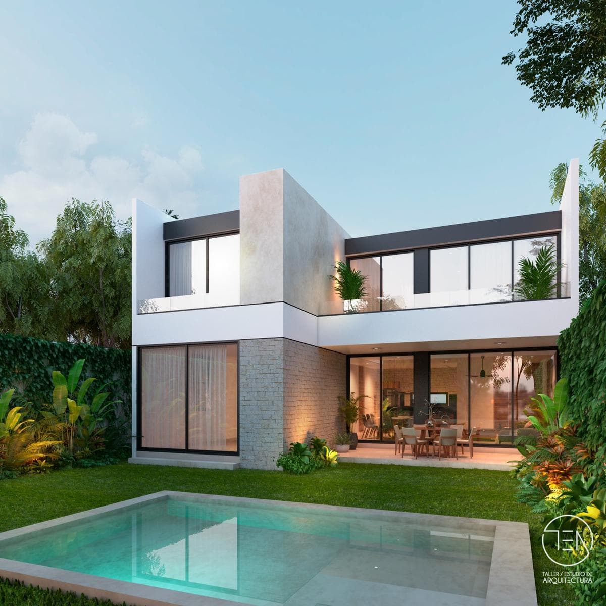 House for Sale in the Zentura Gated Community in Cholul, Yucatán