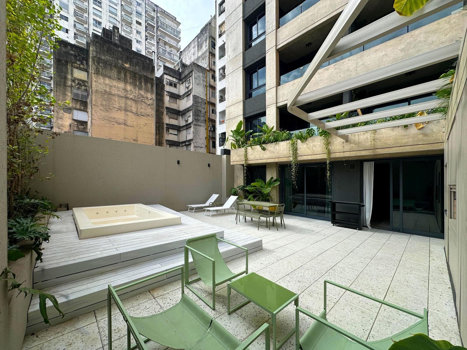2-bedroom apartments with a private pool and barbecue area, plus amenities