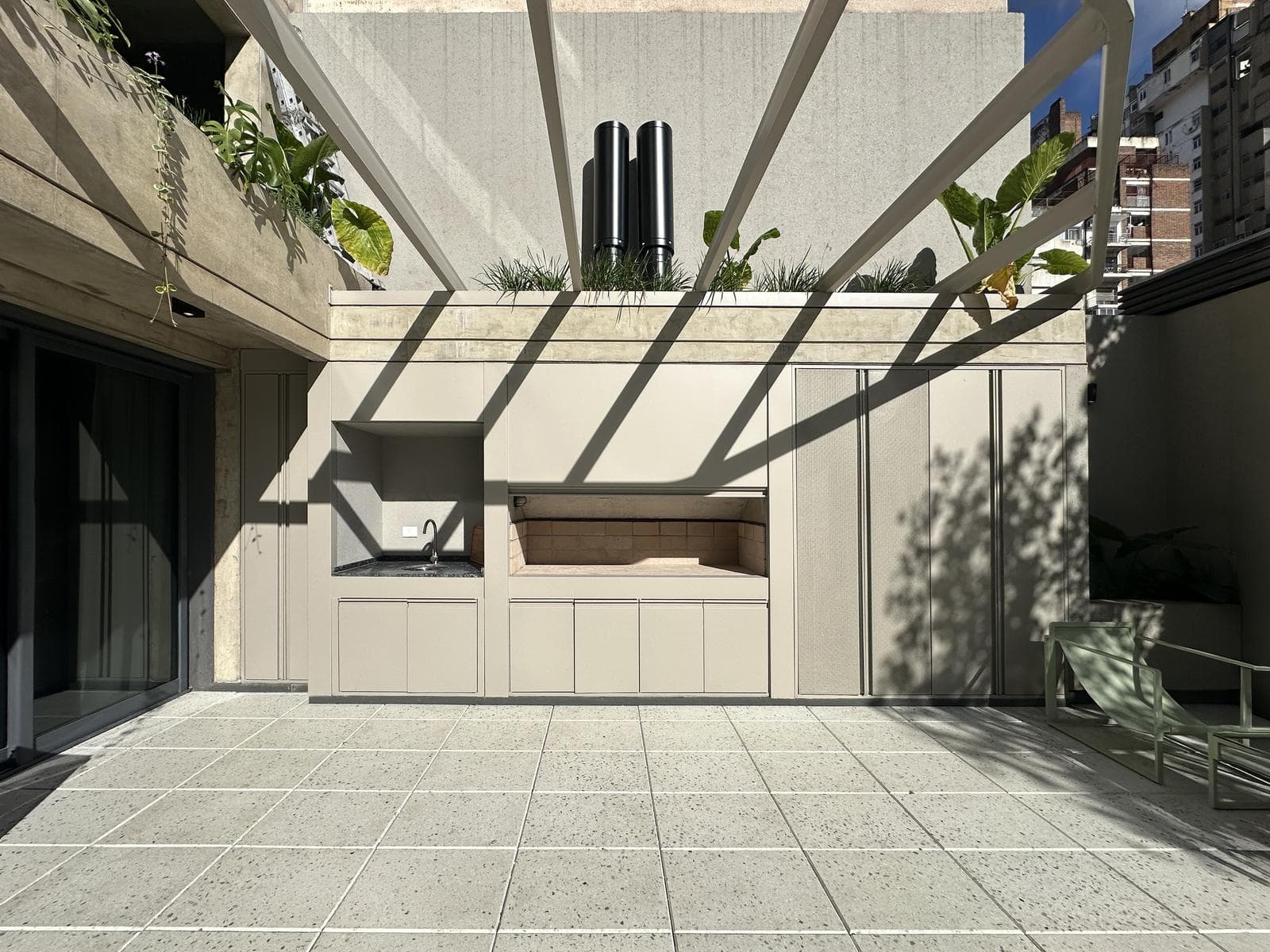 2-bedroom apartments with a private pool and barbecue area, plus amenities