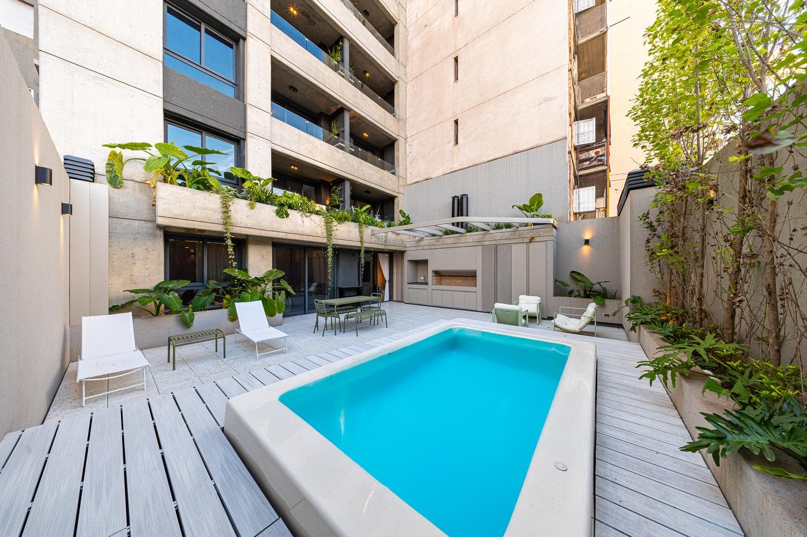For Sale: Two-Bedroom Apartment with Patio, BBQ Area, and Pool in Downtown